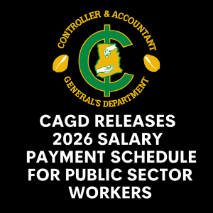 CAGD Releases 2026 Salary Payment Schedule for Public Sector Workers